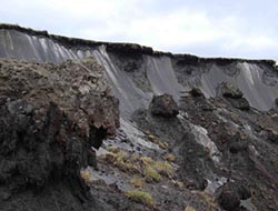 Forschung entlang der arktischen Küsten - Permafrostböden